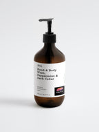 Hand & Body Wash, Peppermint & Dark Cedar